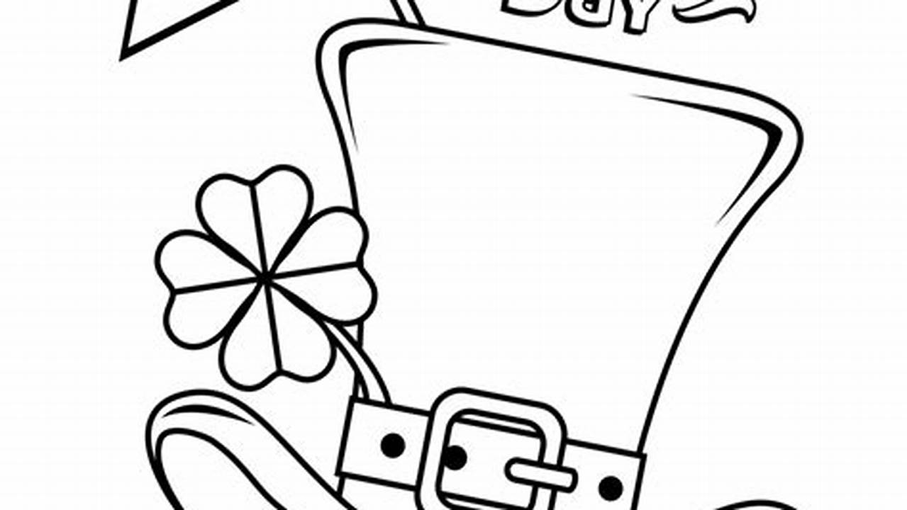 St Patrick&#39;S Day Coloring Pages For Children