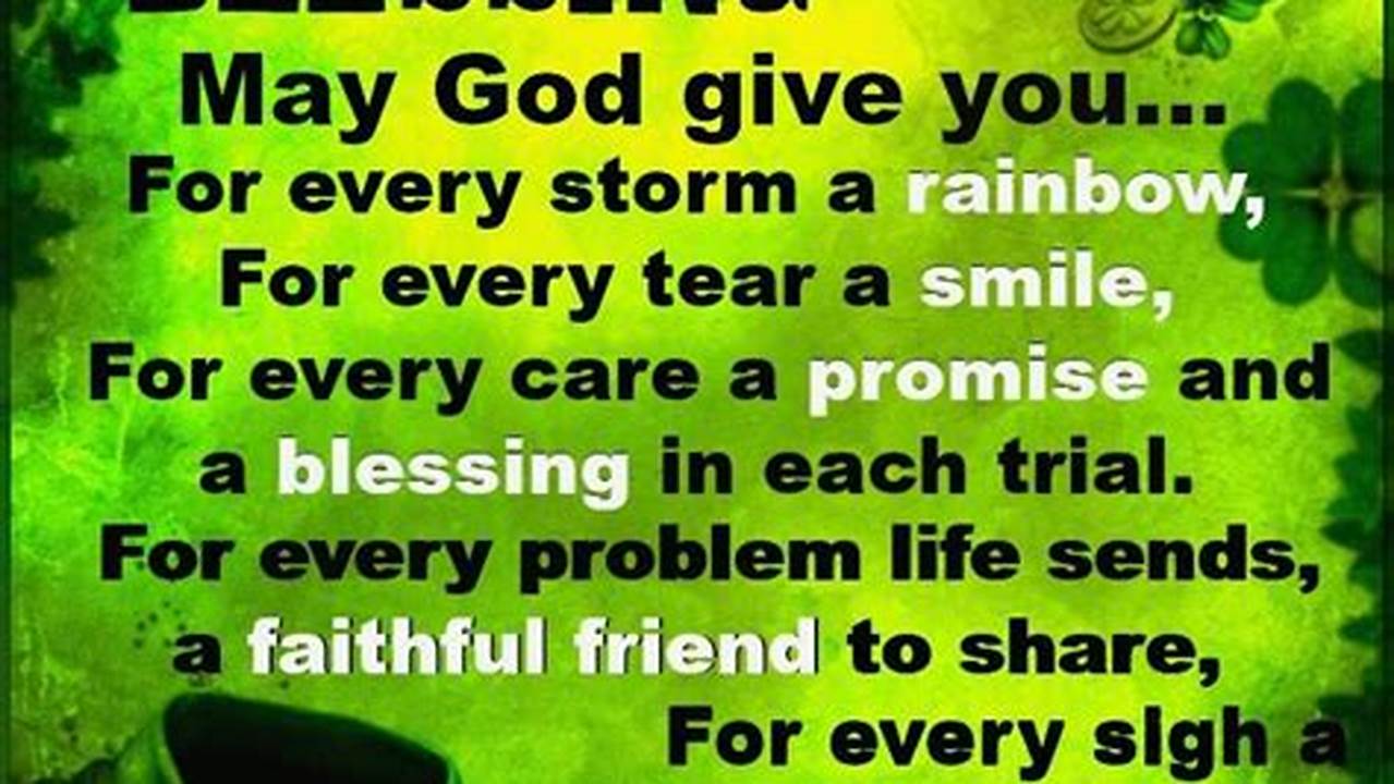 St Patrick&#39;S Day Sayings And Blessings
