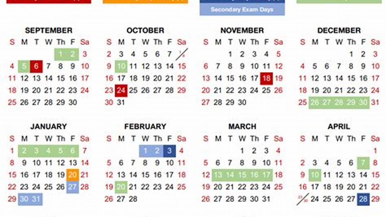 St Thomas Calendar 2024