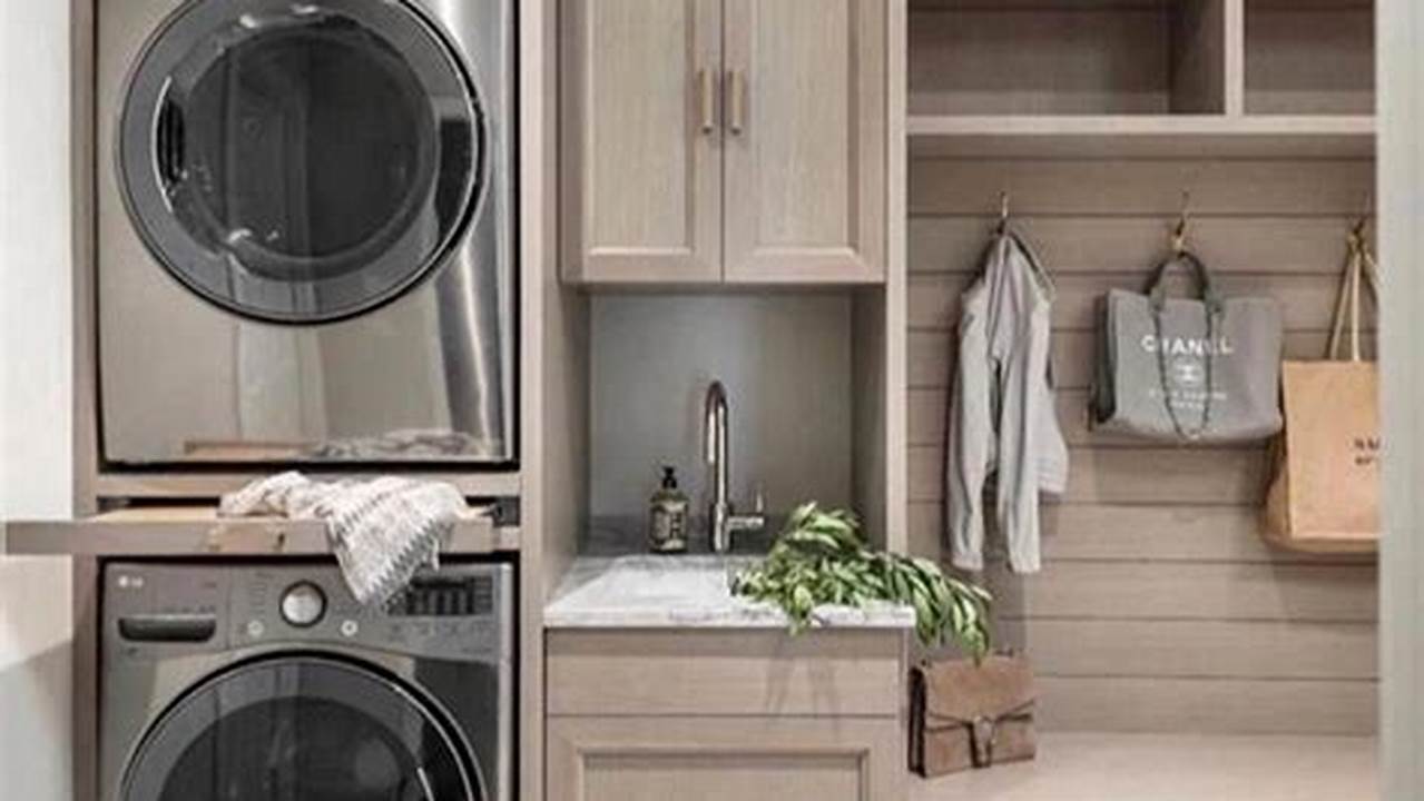 Stackable Washers And Dryers Are A Great Way To Save Space In Your Laundry Room., 2024