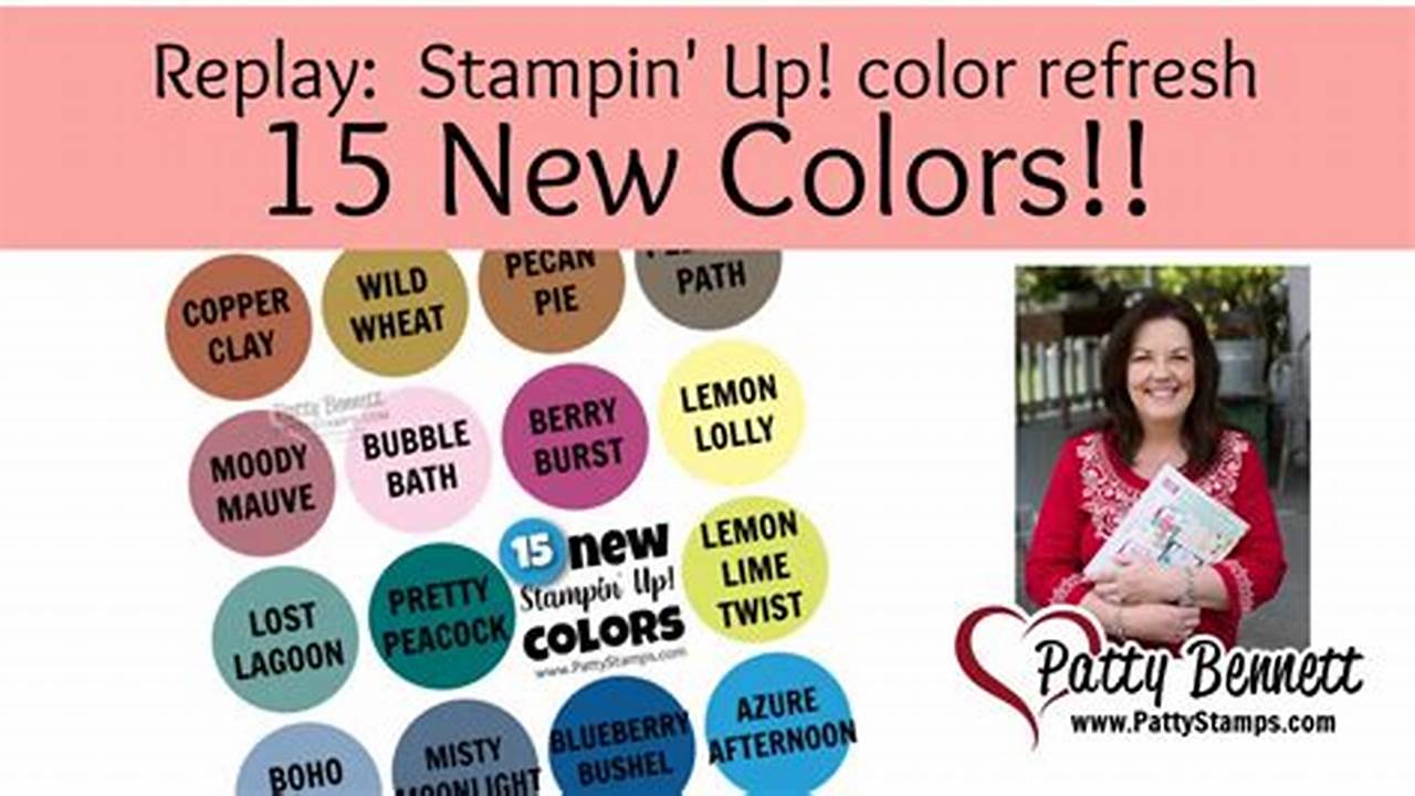 Stampin Up Color Refresh 2024