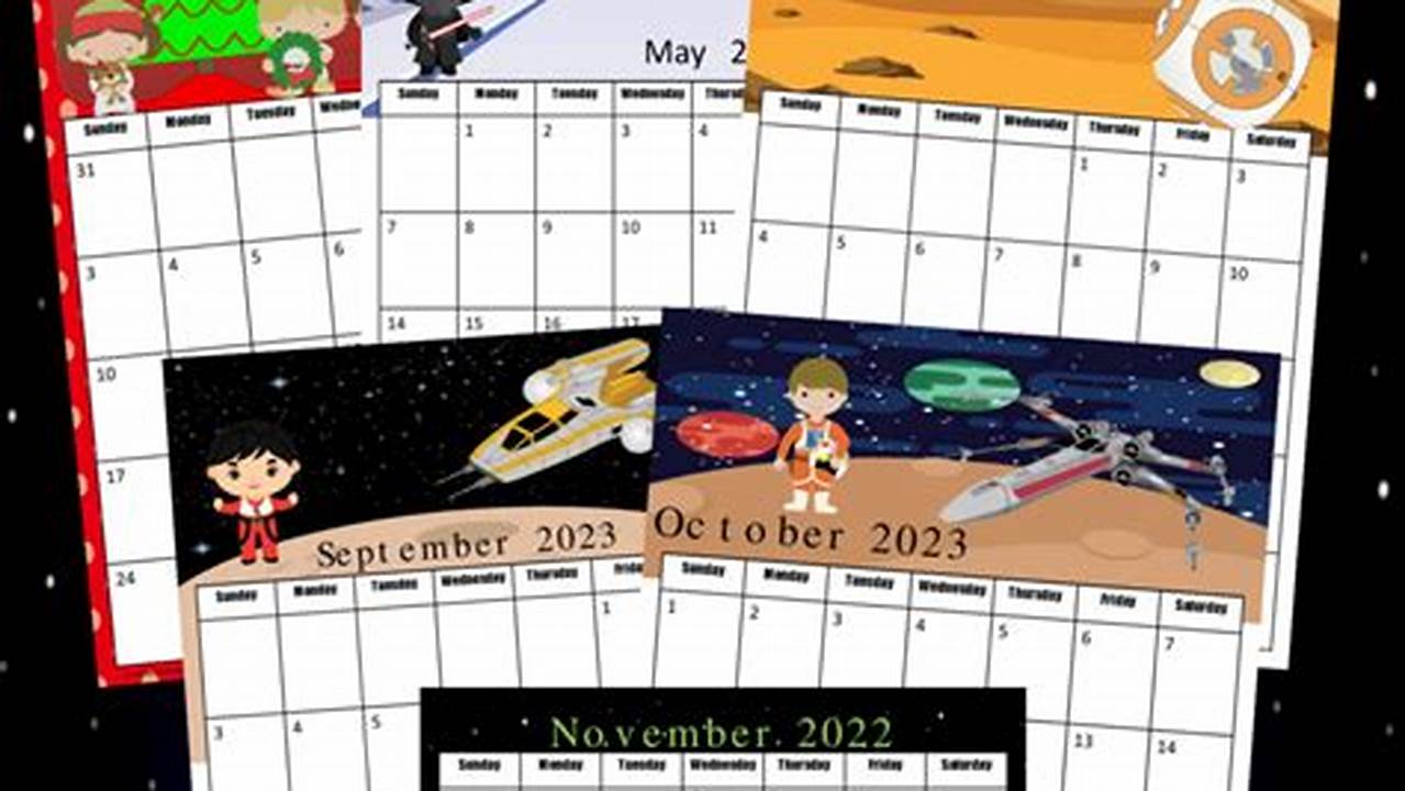 Star Wars Calendar 2024 Printable