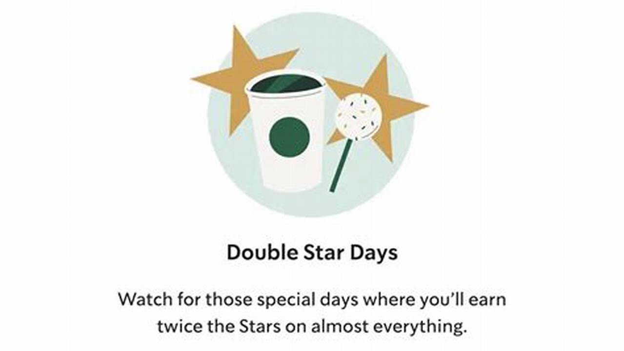 Starbucks Double Star Days 2024 Dates