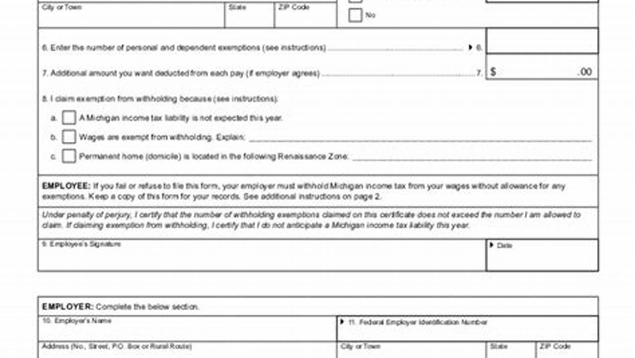 State Of Michigan Forms 2024