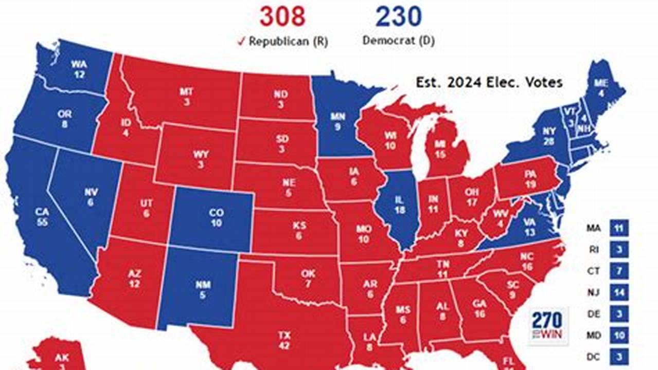 States By Electoral Vote 2024