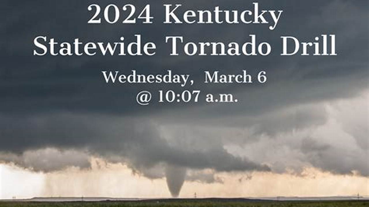 Statewide Tornado Drill 2024