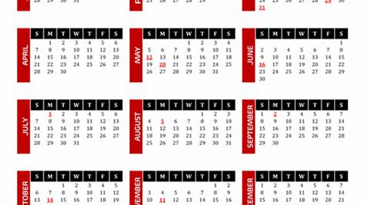 Stendig Calendar 2024 Canada