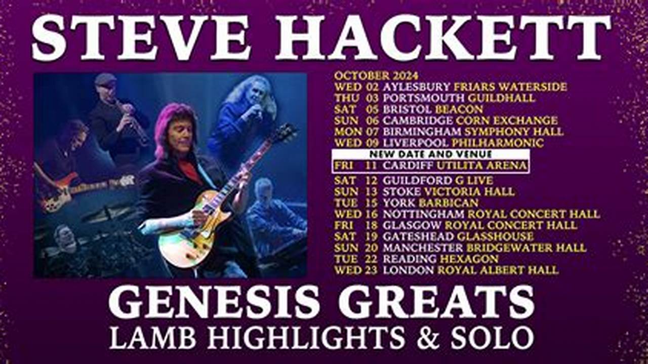 Steve Hackett Tour 2024 Setlist