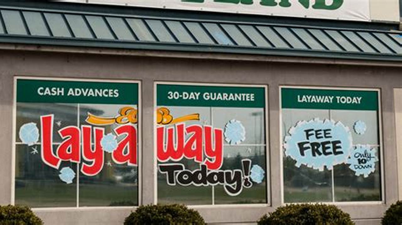 Stores With Layaway 2024