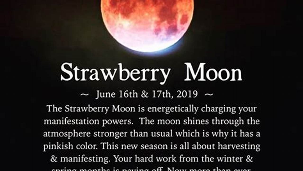 Strawberry Moon Meaning Astrology