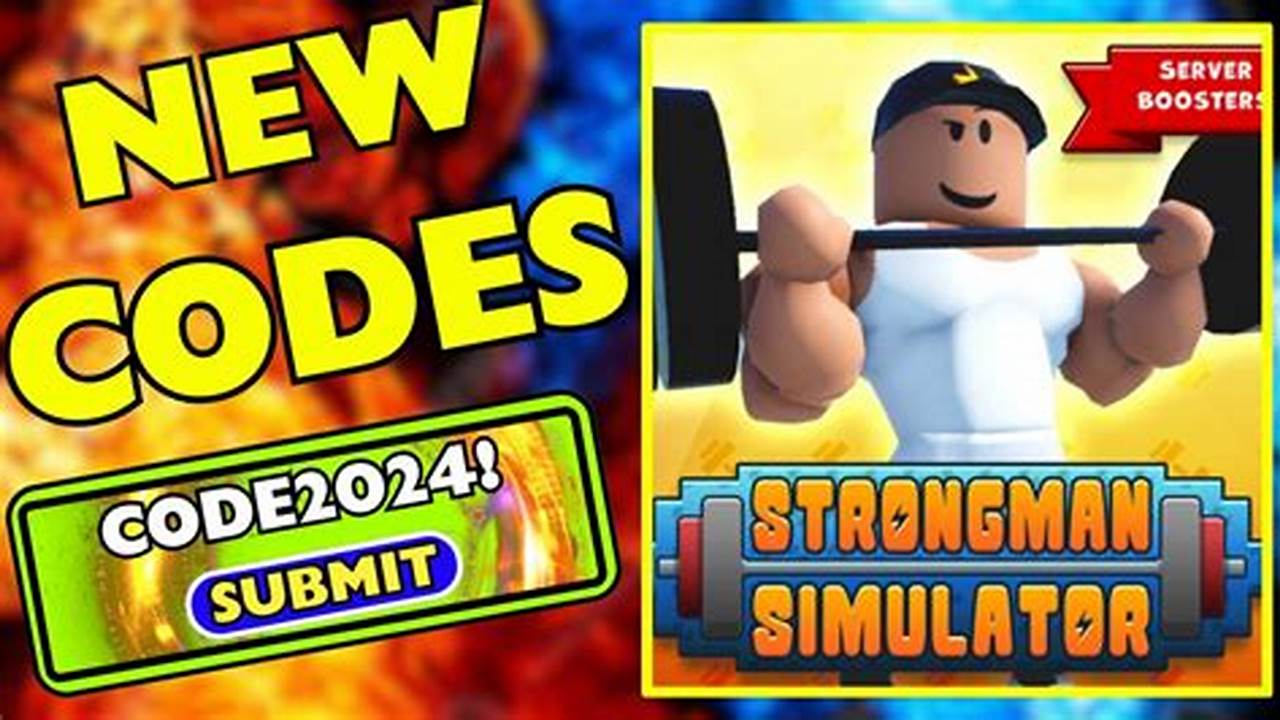 Strongman Simulator Offers A Variety Of Codes To Players., 2024