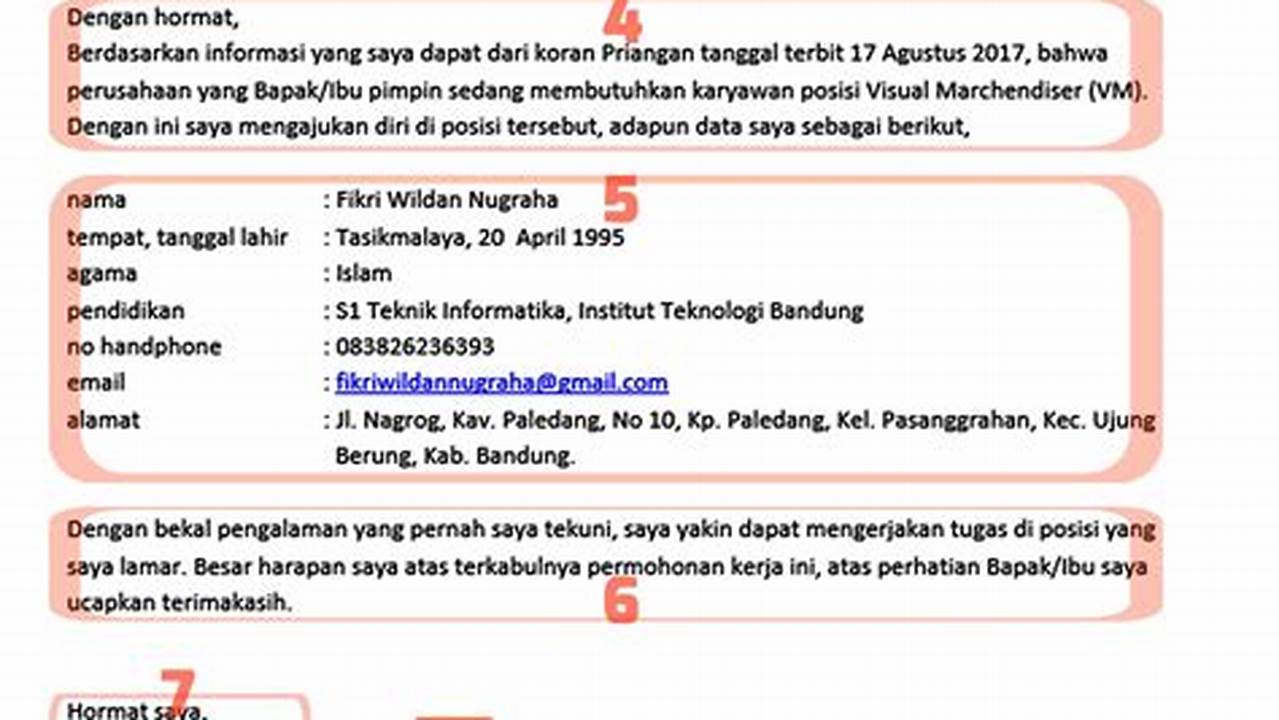 Struktur Dan Format Surat Harus Sesuai Dengan Standar Yang Berlaku., Contoh Surat