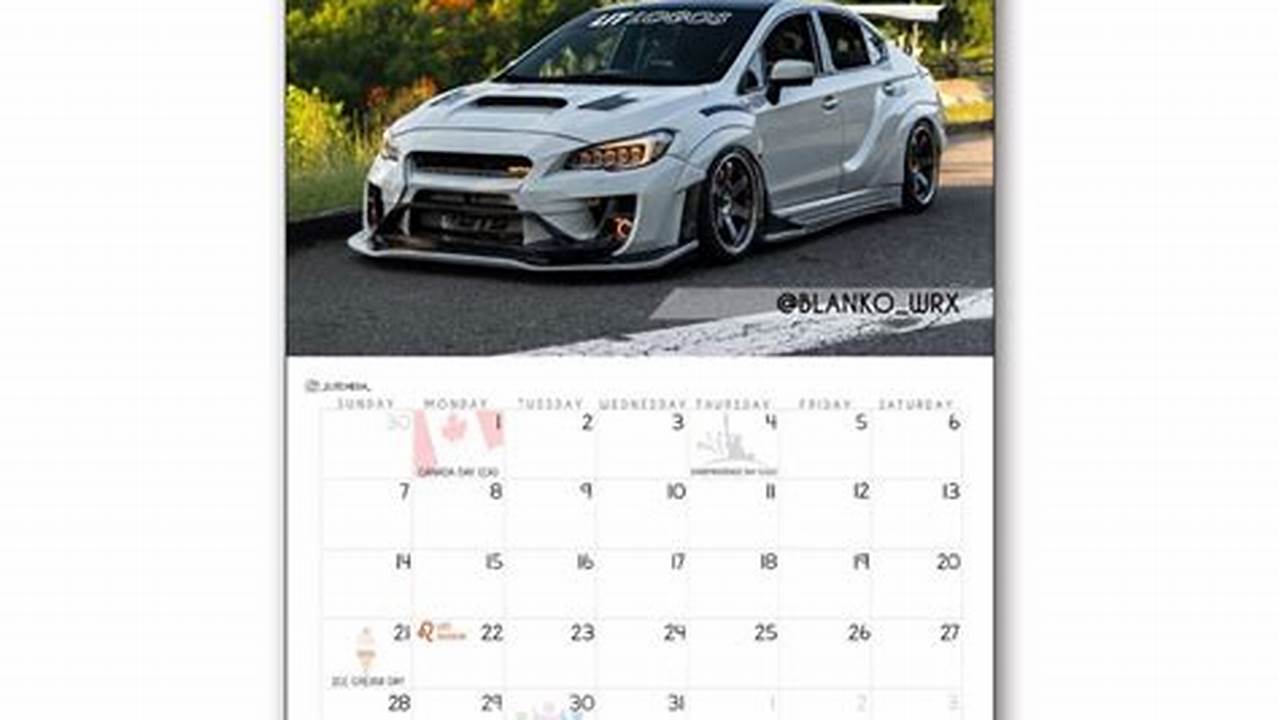 Subaru Calendar 2024 Calendar 2024