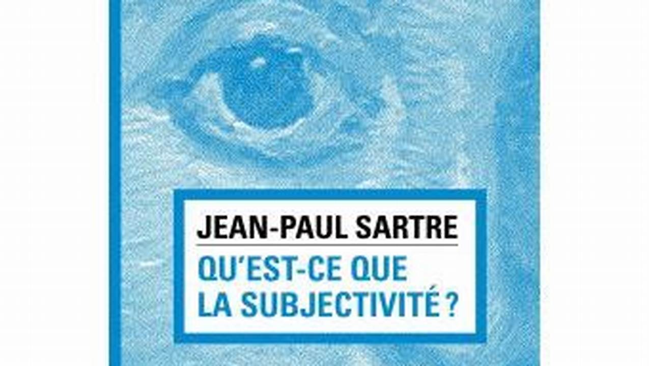 Subjectivité, FR Livre