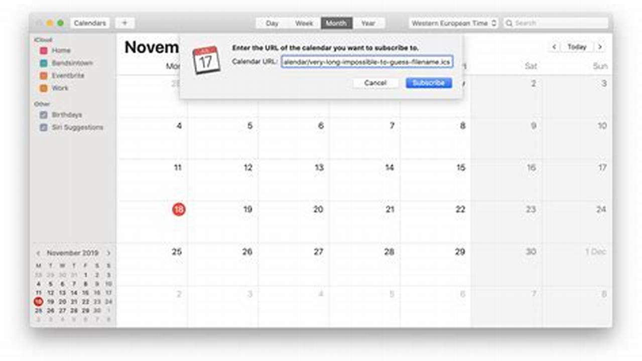 Subscribe To Google Calendar On Mac