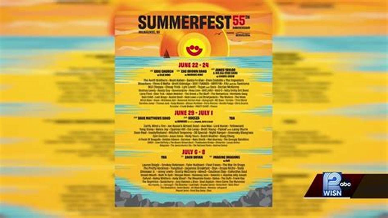 Summerfest 2024 Lineup Changes