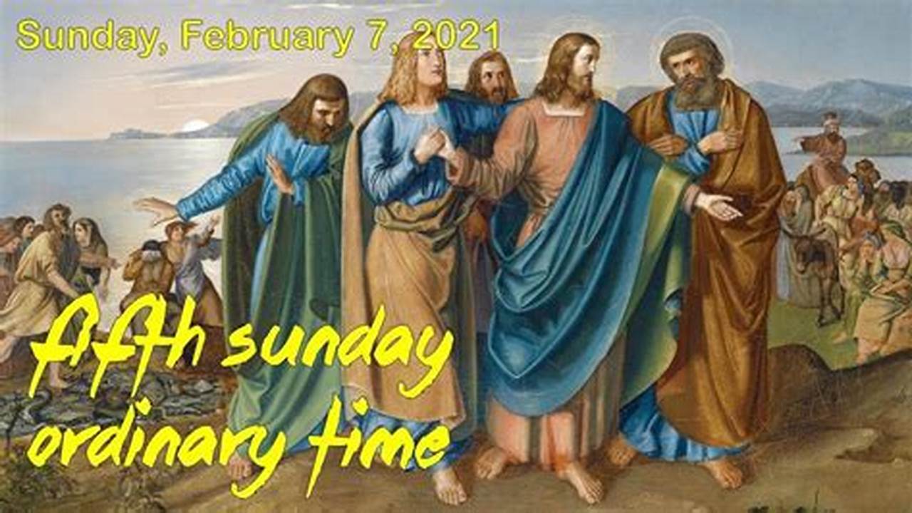 Sunday Mass Readings For February 4 2024, Fifth Sunday In Ordinary Time, Year B ;, 2024