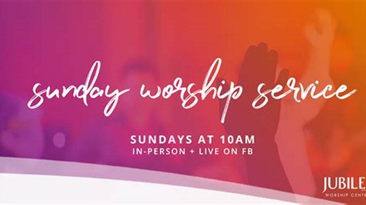 Sunday Morning Live Worship Mar., 2024