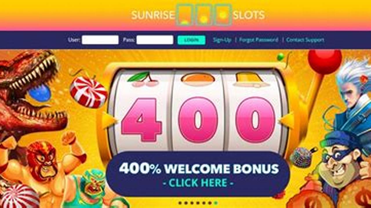 Sunrise Slots No Deposit Bonus 2024