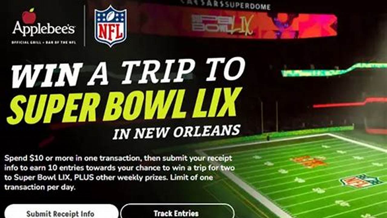 Super Bowl Sweepstakes 2024