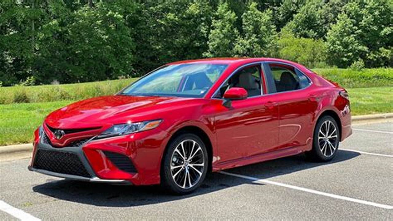 Supersonic Red Camry 2024