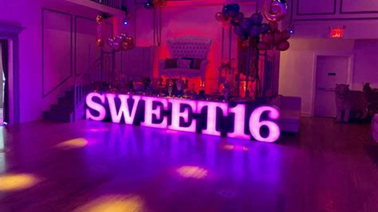 Sweet 16 Locations Near Me