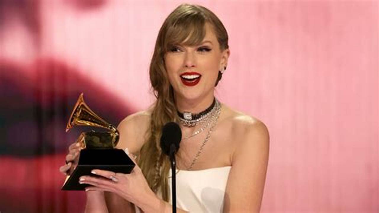 Swift Won Her Fourth Album Of The Year Award, Breaking The Record., 2024