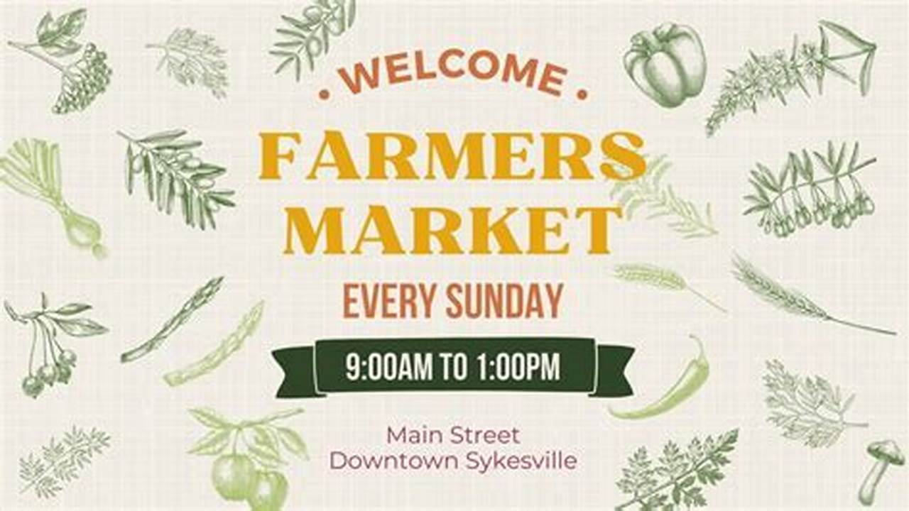 Sykesville Farmers Market 2024