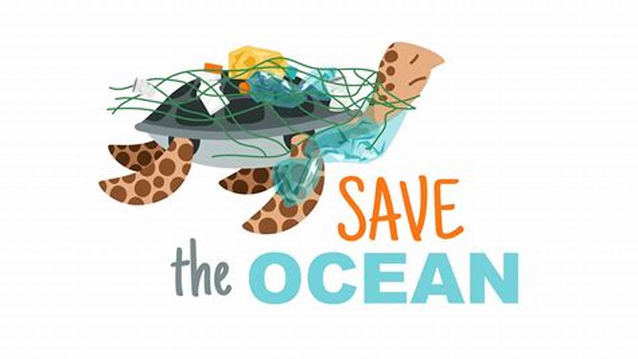 Symbol Of Conservation, Save Ocean