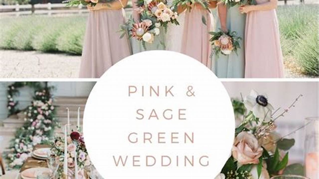 Symbolism, Green Pink Wedding Colors