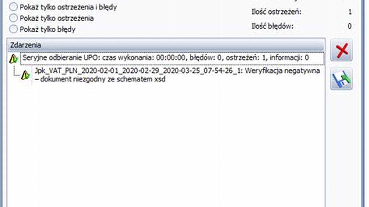Symfonia 401 Weryfikacja Negatywna Dokument Niezgodny Ze Schematem Xsd