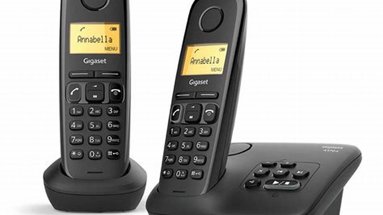 Téléphone Fixe Duo Sans Fil Avec Répondeur Carrefour