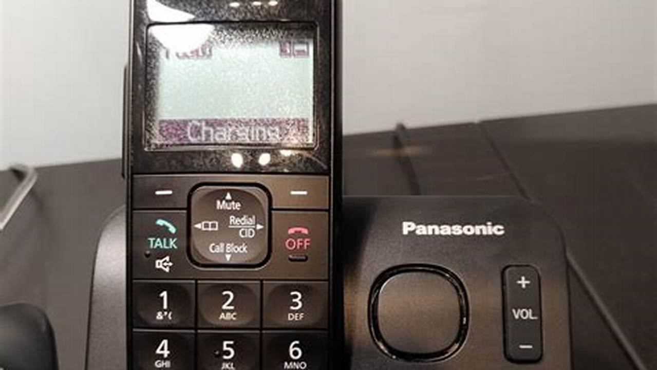 Téléphone Sans Fil Panasonic Dect 6.0 2 Combinés