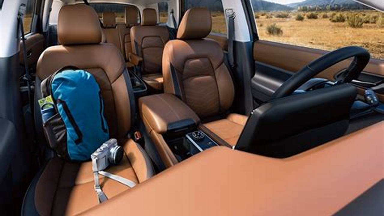 Take A Look Inside The 2024 Pathfinder In This Interior Photo Gallery, Showcasing Its Spacious Cargo Space, Bose Premium., 2024