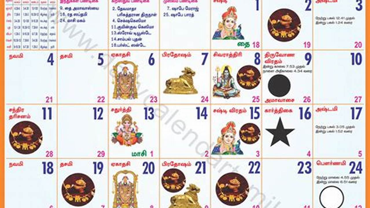 Tamil Festivals 2024