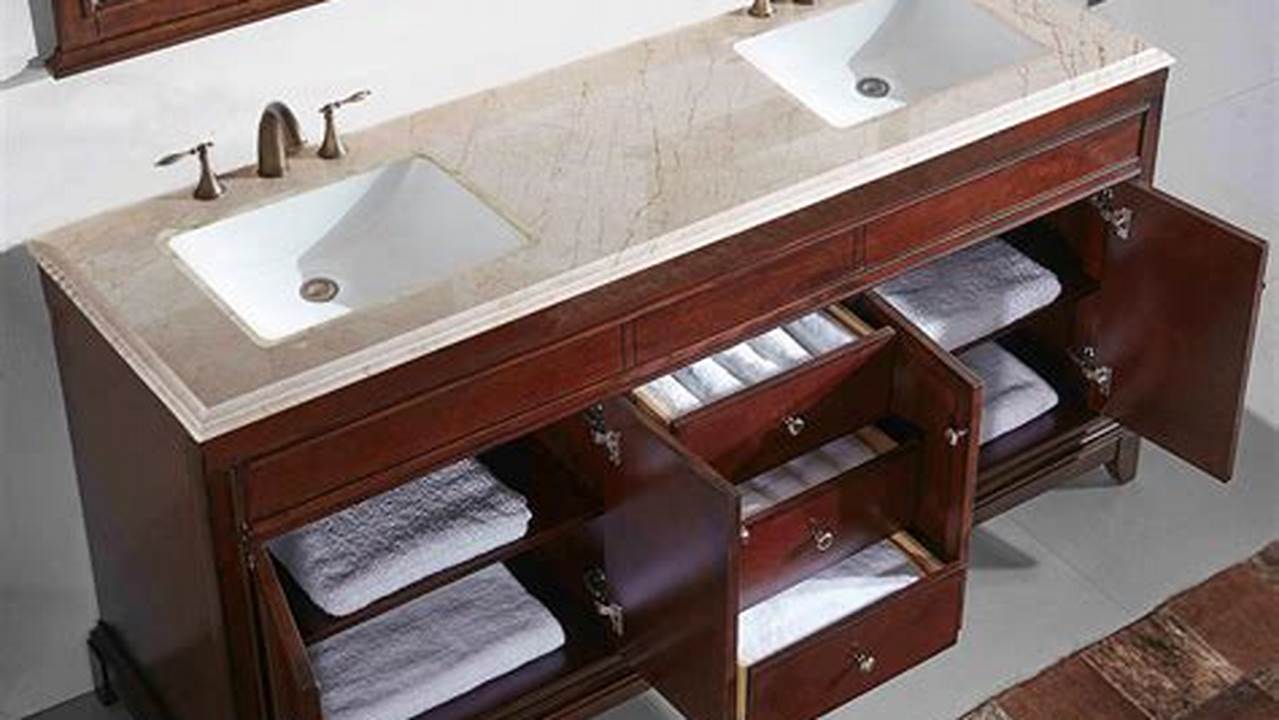 Teak Wood Bathroom Vanity