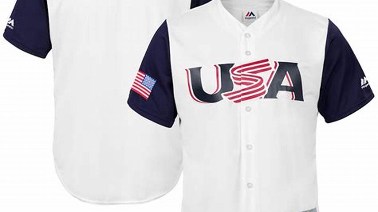 Team Usa Baseball Jerseys 2024