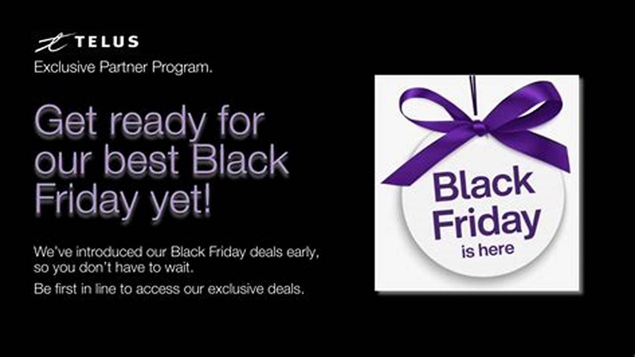 Telus Black Friday Deals 2024