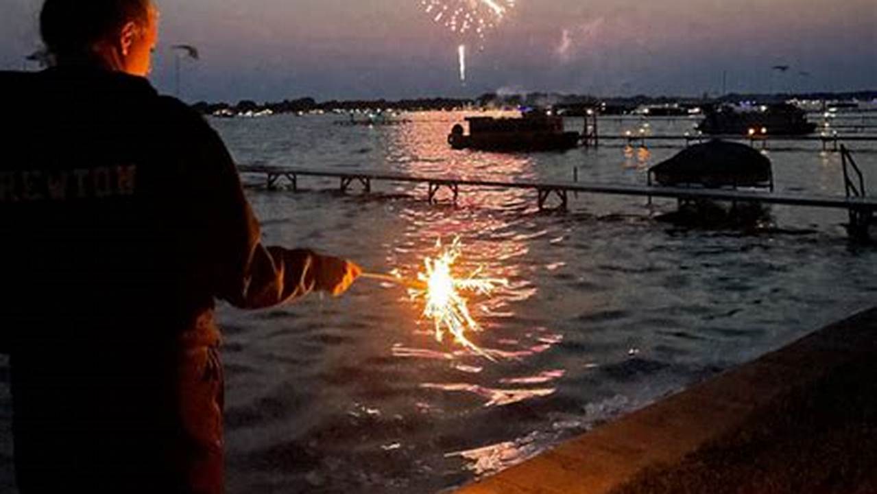 Tempe Town Lake Fireworks 2024