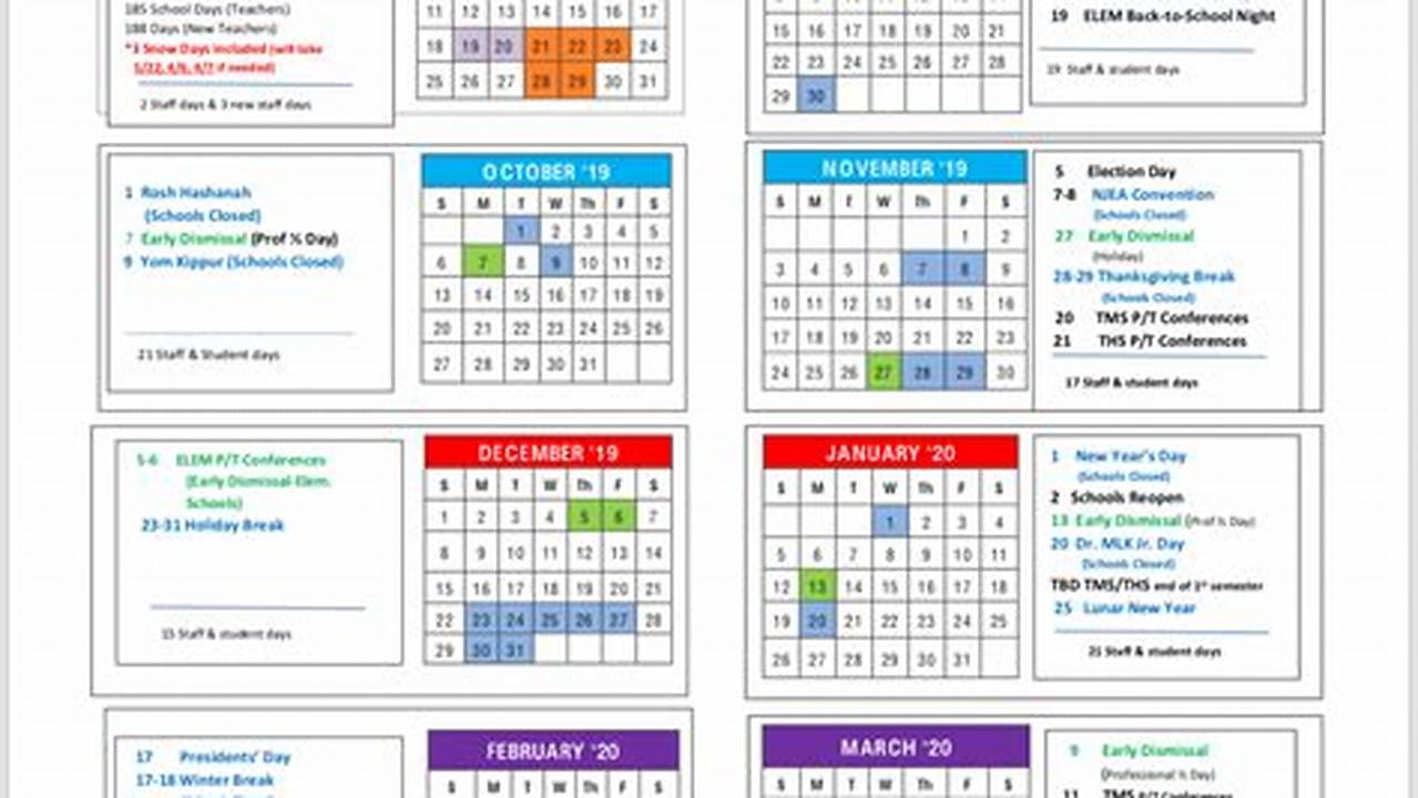 Tenafly School Calendar 2024-24