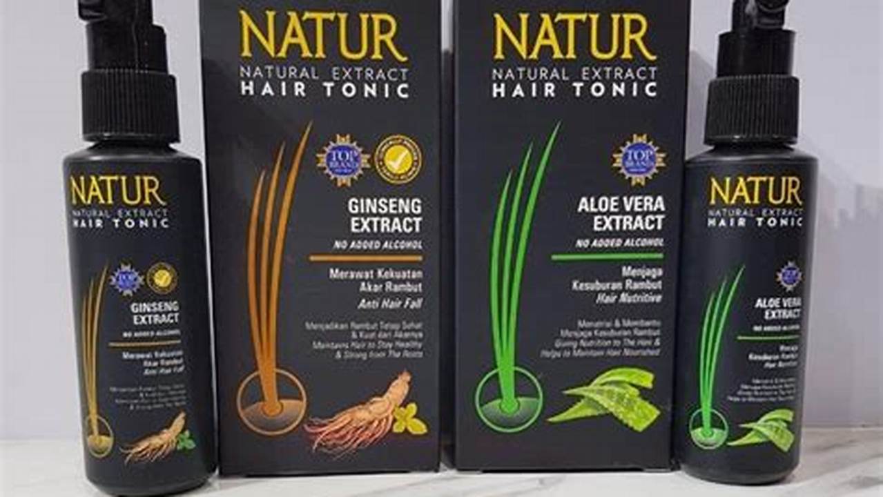 Tersedia Dalam Berbagai Ukuran Dan Kemasan, Hair Tonic