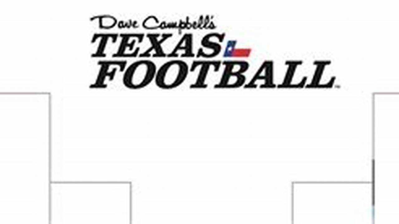 Texas High School Football Playoff Schedule 2024