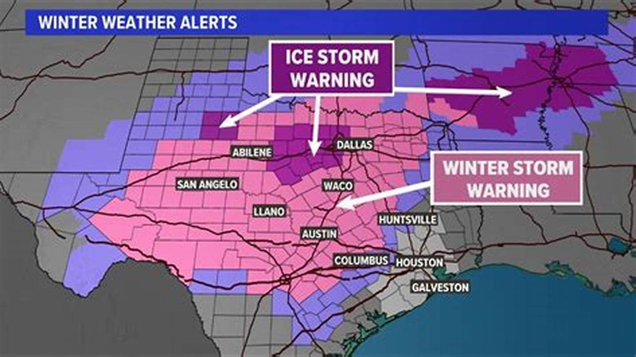 Texas Ice Storm 2024 Map