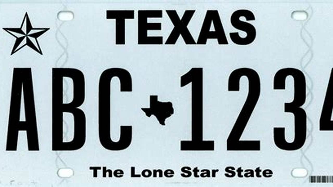 Texas License Plate Frame Laws 2024