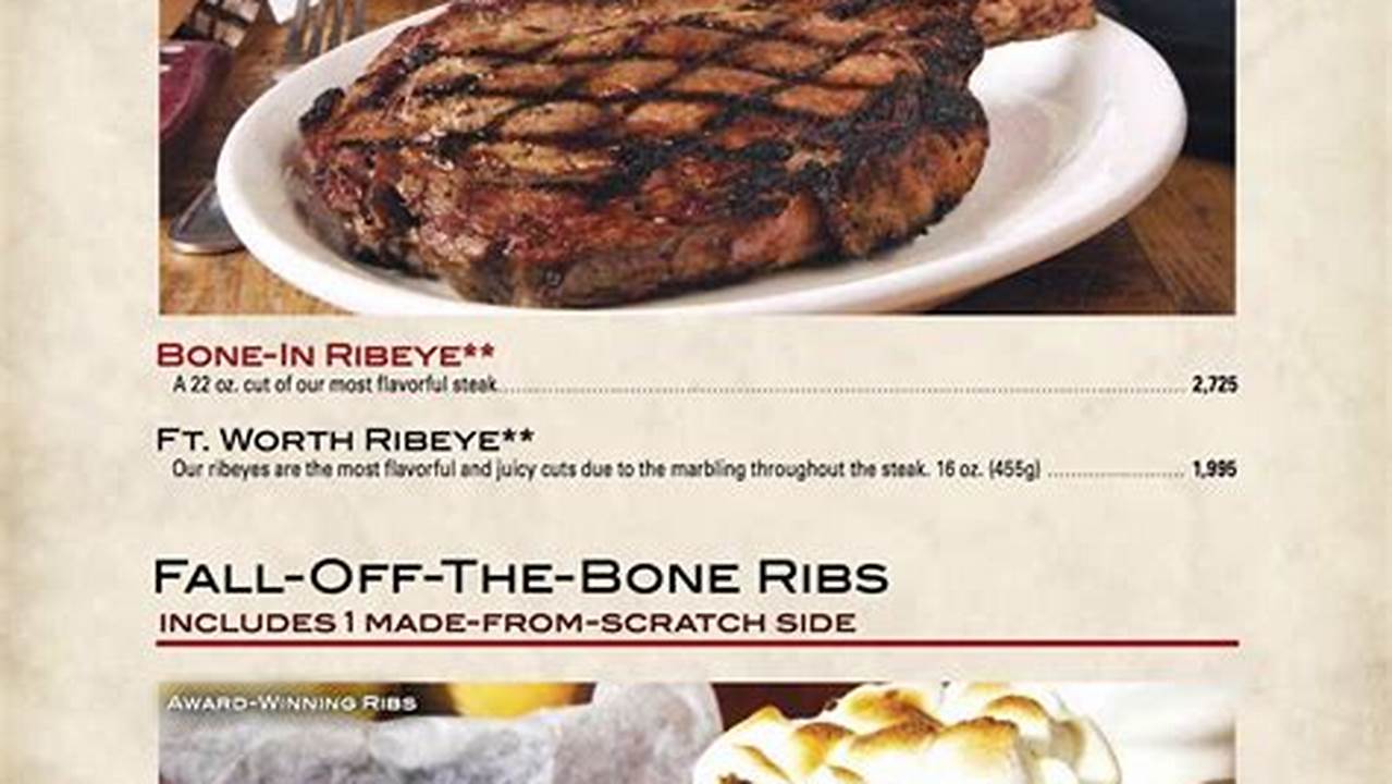 Texas Roadhouse Menu With Prices 2024 Olympics