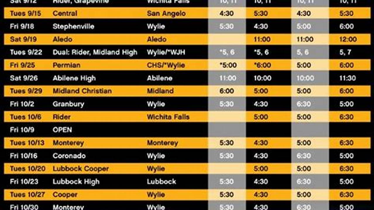 Texas Volleyball Schedule 2024
