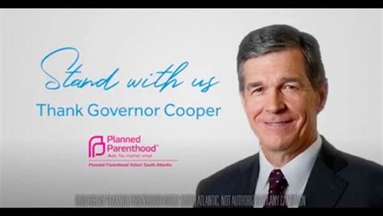 Thank You To Governor Cooper For., 2024
