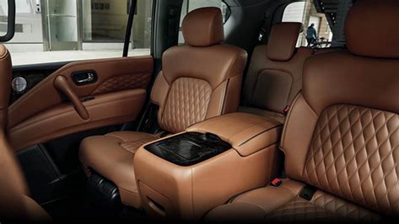 The 2023 Infiniti Qx80 Offers Spacious Seating In Its First And Second Rows, Though Taller Folks Will., 2024