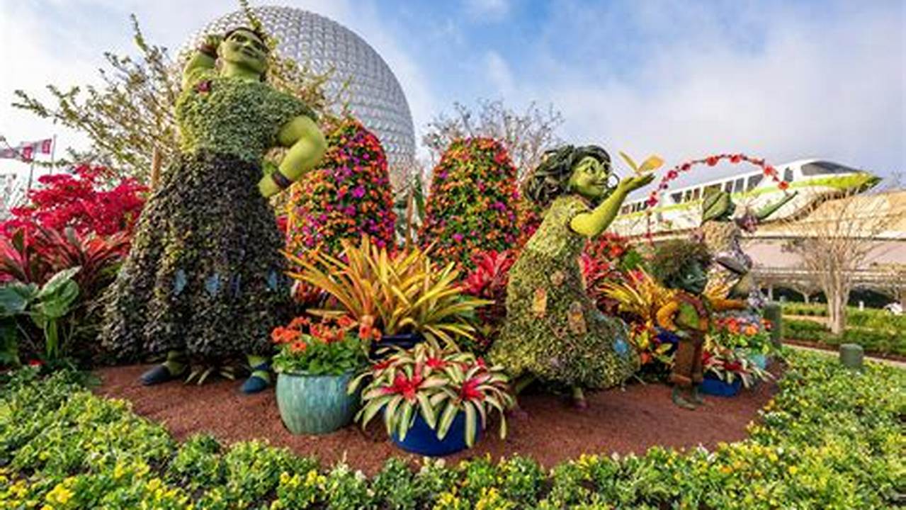 The 2024 Flower &amp;Amp; Garden Festival Offers Plenty Of Delicious Eats To Try, Performances To Catch, And Activities To Participate In As You Visit Epcot In March And Through The Start., 2024