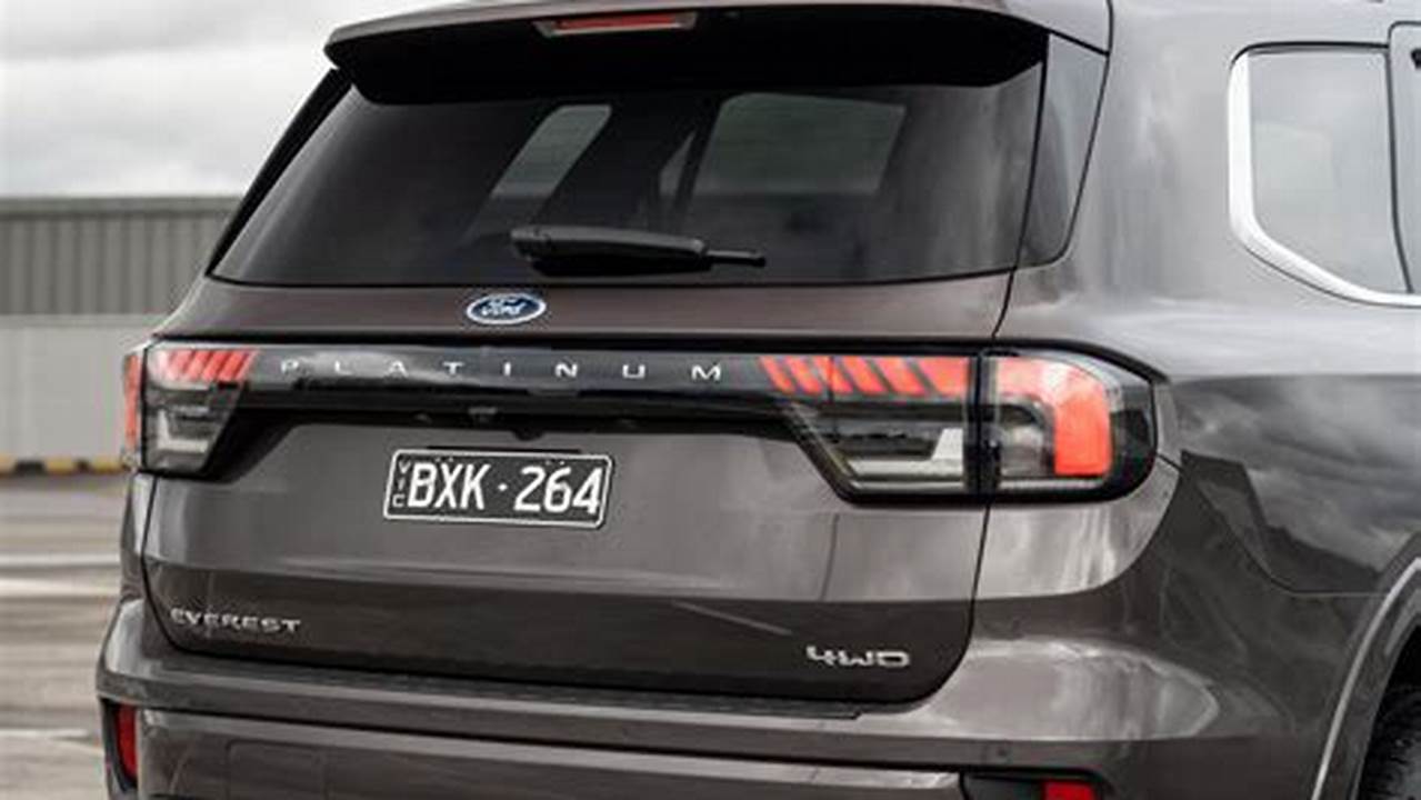 The 2024 Ford Everest Platinum (4Wd) Is A Four Wheel Drive 4 Door Wagon That Was Released To The Australian Market On 8Th January 2023 Classified As A Ub My24., 2024